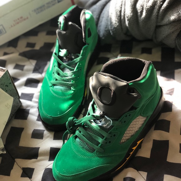 Jordan 5s Oregon Ducks - Picture 11 of 17